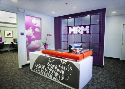 MRM lobby Birmingham interior design Michigan